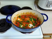 Garnished with some green