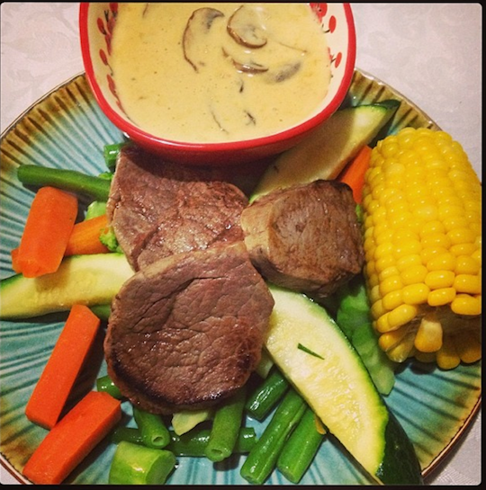 Steak &amp; Mushroom Sauce The Fit Shed 1